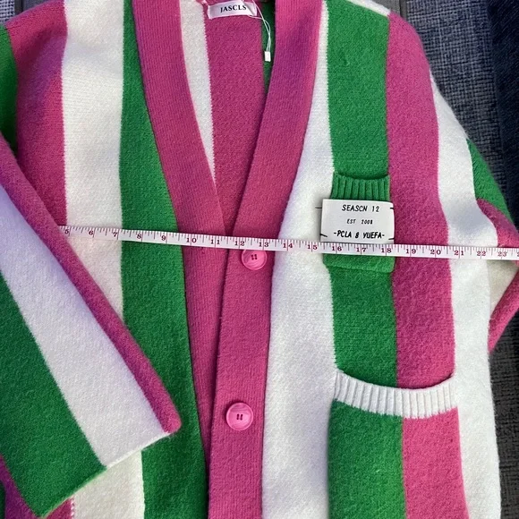 Colorful Striped Cardigan - Picture 8 of 10